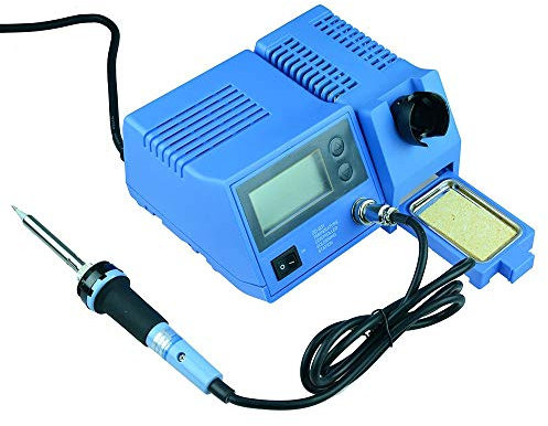 48W Digital Temperature Adjustable ESD Safe Soldering Station Solder Iron Electronics DIY Hobby Repairs