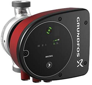 Pompe circulatrice PN10 1 x 230 V 11/2 pour chauffage et refroidissement Magna1 25-40 N 20 x 20 x 18 cm Noir (référence : 99221216)