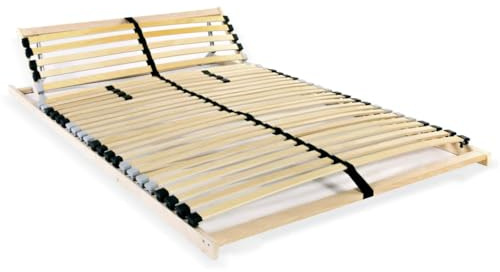 vidaXL Lattenrost mit 28 Latten 7 Zonen 140x200 cm