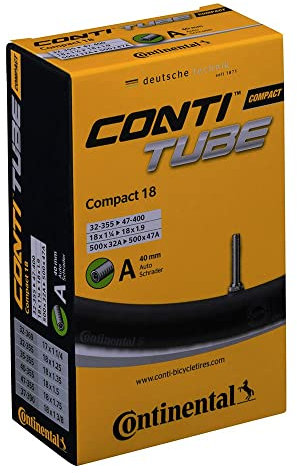 Continental Schlauch 32-47/355-400 18Zoll A40 Compact schwarz Fahrrad