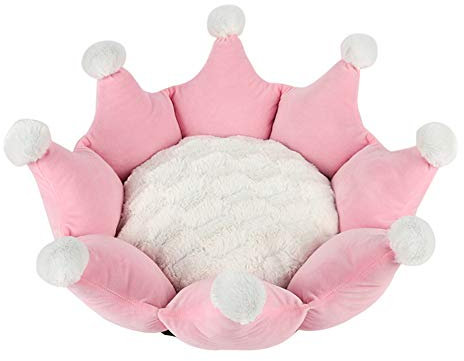 shuxuanltd Hundehaus Für Drinnen Katzenhöhle Kätzchenbett Günstige Hundebetten Plüsch Hundebett Hundeschlafsäcke Hundehöhlenbett Hundekomfortbett 50X56,pink