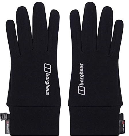 Berghaus Unisex Polartec Interact Handschuhe, Schwarz, L-XL