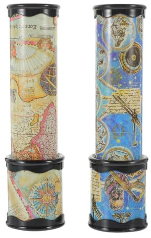 Toddmomy 2 Stück Klassisches Kaleidoskop Spielzeug Pädagogisches Kaleidoskop Spielzeug für Kinder Kleinkinder Party Gunst (Zufällige Farbe)