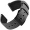 EACHE Canvas Nylon Uhrenarmband 22mm für Herren Canvas Leder Schnellverschluss Uhrenarmband Grau