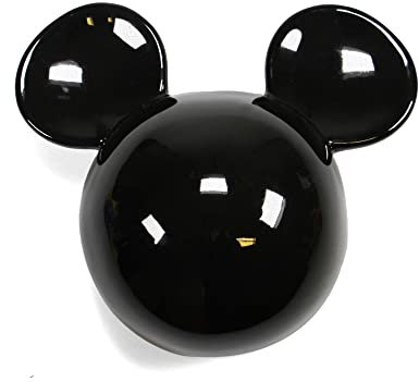 Half Moon Bay Disney Wandvase, Micky, 197516, Schwarz