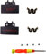 Replacement Headband Hinge Clip Cover + Pin Repair Parts Kits Set Accessories Compatible with Solo3 Wireless Solo2 Wireless Over-Ear Headphones (Matte black+red)