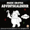 Mein erstes Adventskalender, Kontrastreiches Babybuch für Neugeborene: Schwarz-Weiß-Buch Weihnachtsbuch für 0-12 Monate