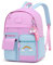 FANDARE Mochilas Infantiles Mochilas Escolares Mochilas Tipo Casual Niñas Mochilas Escolares para 4-9 Grado Estudiante Viaje Salida de Primavera Daypacks Impermeable Nylon Rosado Azul