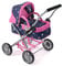 Bayer Chic 2000 - Puppenwagen Smarty, Kleiner Puppenwagen für Kinder ab 2 Jahren, Butterfly, Navy-pink, 555-33