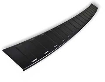 Ladekantenschutz Premium für VW T5 2003-2015 Edelstahl schwarz matt pulverbeschichtet mit Abkantung EParts24