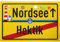 DankeDir! Nordsee Urlaub - Schild 30 x 20 cm - Partydeko Geschenkidee Kollegen Freunde Party Geschenk Deko - Türschild Wanddeko Spruchschild lustiger Spruch Geburtstagsgeschenk
