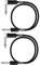Augioth 45 CM 18 Inch Guitar Patch Cable Performance Guitar Effect Pedal Cables Straight to Angled 2Pack
