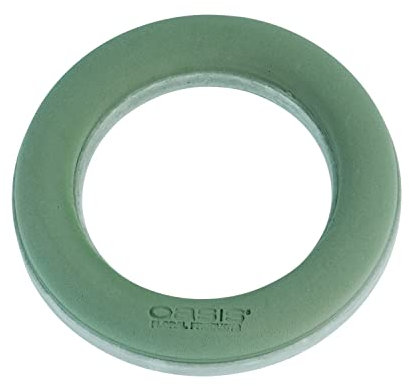 Flowerbox Oasis Steckschaum ECObase Ring Ø30cm Steckmasse Steckschwamm - 4 Stück