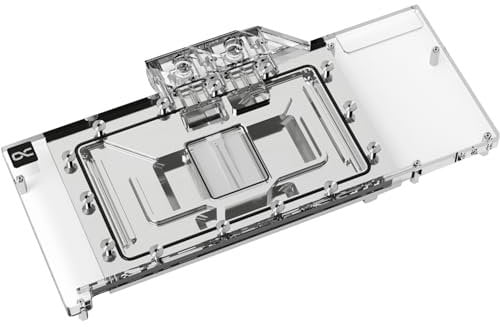 Alphacool Eisblock Aurora Acryl RX 7900XTX/XT Nitro Wasserkühlung mit Backplate, 5 cm, Desktop