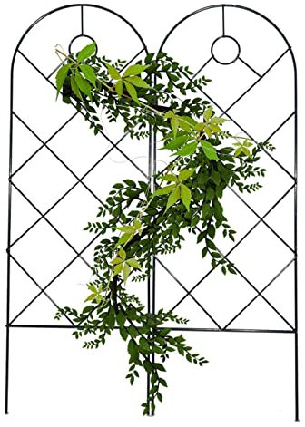 Peosevi Halterung Pflanzengitter, Spalier Für Kletterpflanzen Im Freien, Garten Spalier Zimmerpflanzen, Pflanzenstütze Rankhilfe, Für Kletterpflanzen, Topfreben, Rankgitter Metall Garten