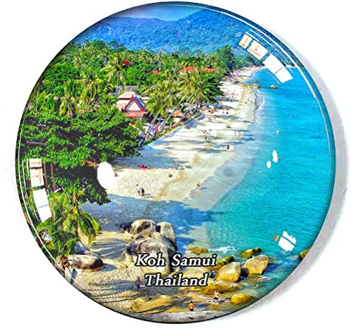 KOH Samui Thailand Kühlschrankmagnet Kühlschrank Gefrierschrank Magnet Souvenir Dekoration Magnet Aufkleber Glas Basteln