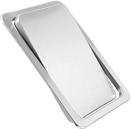 caapmony Klappenabdeckung Müllklappe Deckel,Edelstahl Mülleimer Abdeckung Mülleimer Abdeckung Eingebauter Balance Schaukel Klappen MüLl Deckel für die KüChen Arbeits Platte
