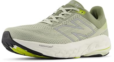 New Balance Men's Fresh Foam X 860 V14 Running Shoe, Olivine/Silver Metallic/Dark Olivine, 10 Wide