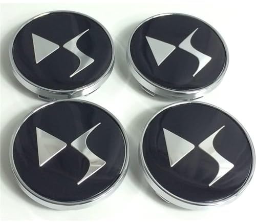 THERIM Radnabendeckel für Citroen C1 C3 C4 C5 C6 C8 DS 3 4 5 60mm,staubdicht Felgenkappen, Nabendeckel,Radmittelkappen,Radnaben-Mittelabdeckungen