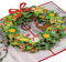 LINPOPUP®, Pop-Up Karte Weihnachten mit Umschlag, 3D Weihnachtskarte Frau, Freundin, Mutter, Oma - Handgemachte Geschenkkarte für Weihnachtszeit, Weihnachtskranz, N433