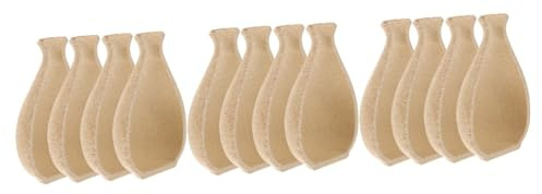 SAFIGLE 3er-Set Handgefertigte Blumenflaschenvase Für Zuhause Dekorative Vasenform Unfertige Vase Graffiti-blumenflasche 4 Stück X 3