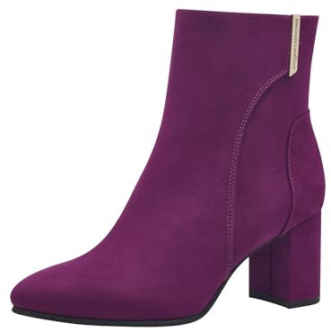 MARCO TOZZI by Guido Maria Kretschmer Damen Stiefeletten mit Absatz Elegant Spitz, Rosa (Grape), 41 EU
