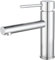 VALAZ Grifo Lavabo Cromado | Grifo Monomando Lavabo, Apertura en Frío, Agua Fría y Caliente, Ahorro de Agua | Instalación Facil | Latón, Inoxidable, Elegante, Redondo, Caño Recto, Serie Nansa