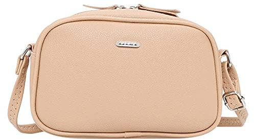 Frauen Schulter Tasche Mode Einfache Feste Farbe Muster Große Kapazität Praktische Zipper Messenger Tasche Taschen Rucksack Damen Zwei (Khaki, One Size)