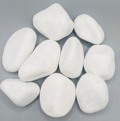 HCommerce Dekosteine weiß 20-40mm 1kg - 10kg (5, Kilogramm)