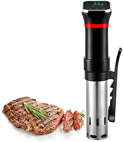Circulateur à Immersion Ultra Silencieux, cuiseur de précision de contrôle par Application Wi-FI 1100 W, cuiseur sous Vide avec Protection du Niveau d'eau et écran Tactile LED, pou