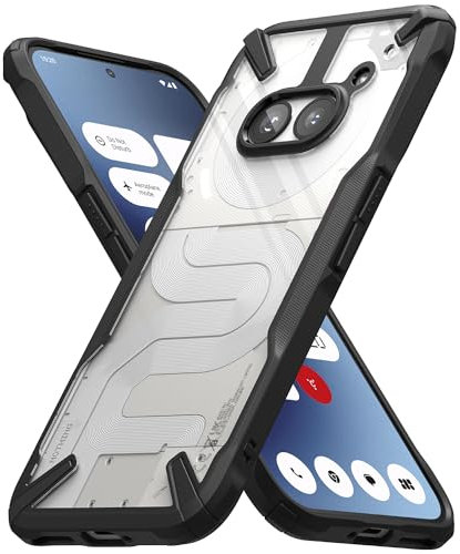 Ringke Fusion-X Compatible con Funda Nothing Phone 2a y Funda Nothing Phone 2a Plus, Carcasa Protetora con Buen Agarre Diseñado para Nothing Phone (2a) y (2a) Plus - Black