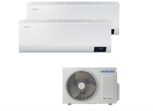 SAMSUNG LUZON CLIMATIZZATORE AJ050TXJ2KG DUAL 9000+12000 BTU 19DB CLASSE A++