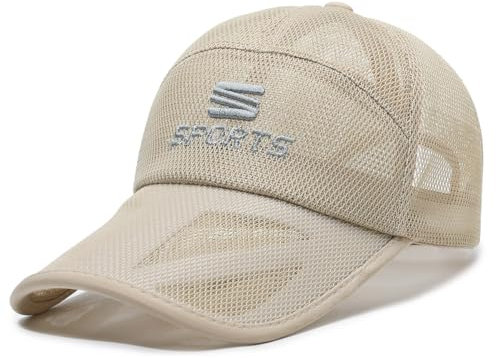 YAMEE Baseball Cap Unisex Sommer Mesh,Basecap Herren Licht Atmungsaktiv,Sommermütze Damen Sonnenschutz,Sport mütze Herren Verstellbar,Sonnenhut Männer Frauen Outdoor