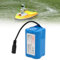 Batterie au Lithium Rechargeable 12 000 MAh, Batterie de Bateau Gigogne 7,4 V avec équilibrée pour Bateau télécommandé, Bateau-appât de Pêche, Remplace Les Anciennes