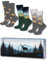 soxo Abenteuer Socken In Geschenkbox Lustige Geschenke Für Männer Herren Baumwolle Set Bunte Socks 40-45 Frottee Adventure 3 Paar