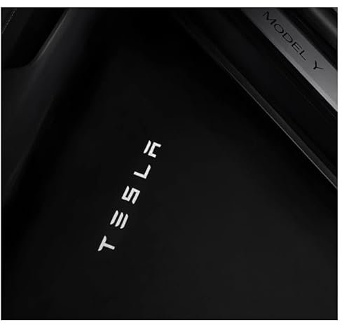 GTFRFD 2PCS Car Door Projector Lights, for Tesla Model Y Car Door Step Courtesy Welcome Lights Puddle Ghost Shadow LED Lights,A One pair of front doors