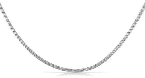 Made by Nami Brillenkette Damen & Herren Brillenband Schlangen Design Gold oder Silber 70cm (Schlangendesign, Silber)