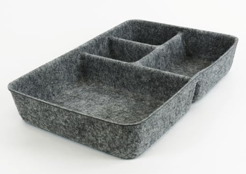 TimeTEX Tisch-Organizer Filzi aus Filz, grau