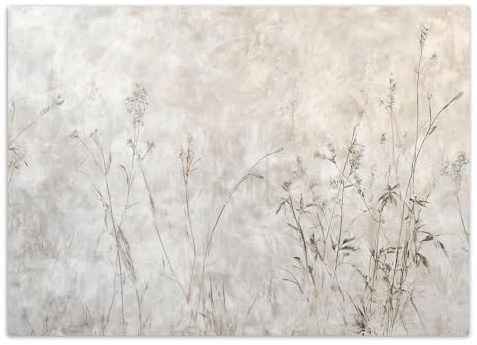 Feeby - 3d Tapete - 400x280cm - Fototapete Schlafzimmer - Graue Nebel-Pflanzen - Deko Wohnzimmer - Wallpaper - Wand Deko - Wandtapete - Wandbild XXL - Tapete - Wanddeko - Vliestapete - Wandbilder