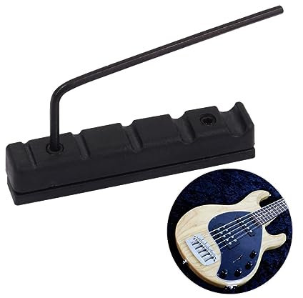 UPKOCH Sillet De Basse 5 Cordes En Laiton Pour Guitare Avec Chevalet Couleur Aléatoire Avec Clé De 1 5 Mm