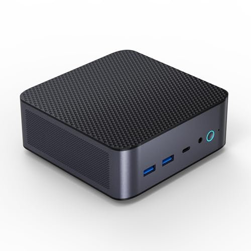ALLIWAVA H90Pro Mini PC, AMD Ryzen 7 8745HS (8C/16T, jusqu'à 4,9 GHz) Mini Ordinateur de Bureau, Radeon 780M, 32Go DDR5, 1To PCIe SSD, 2 x LAN 2,5G, WiFi 6, HDMI/USB-C/DP, pour Gaming, Bureautique
