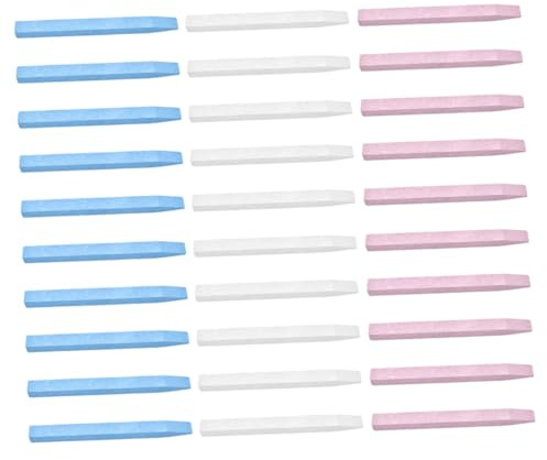 OATIPHO 30pcs Nail File and Cuticle Pusher Stone Stick Set, Multi-Color Pumice Nail Buffer Tools for Manicure and Pedicure Care