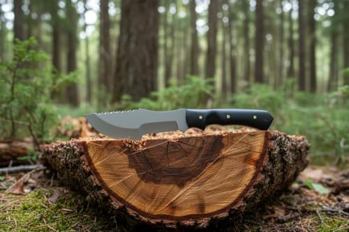 CHOOSE Couteau Tracker fait main - Lame fixe Custom Collector inspirée du film « The Hunted », poignée ergonomique Full Tang|TRM013