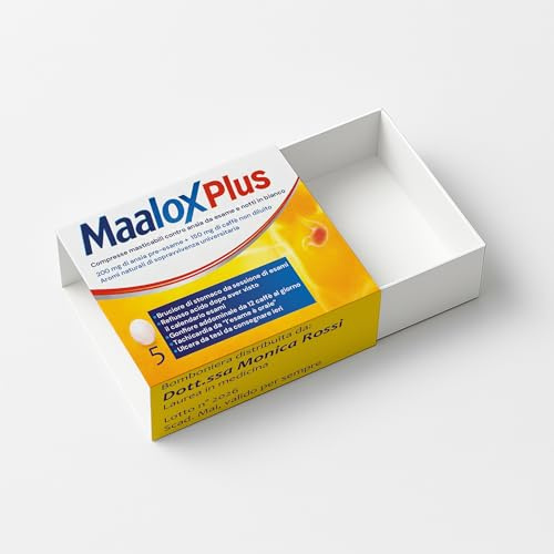 PV Grafik 24 Bomboniere Laurea Personalizzate con Nome, Scatoline Portaconfetti Laurea, Bomboniera Laurea Personalizzata, Portaconfetti Laurea Personalizzati Tema Farmaco Ironico(Mal)