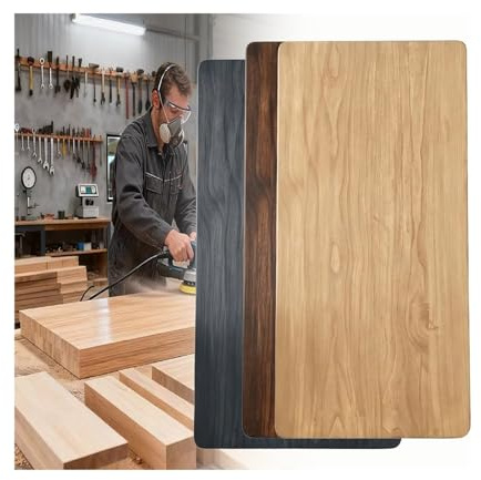 XILYZMO Tavola in Legno di Pino Massello su Misura, Piano Scrivania Tavolo Pranzo, Pannello Legno Naturale per Mensole E Mobili Fai-da-Te, Taglio Personalizzato Mensola Spessa