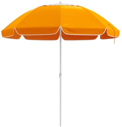 vidaXL Sombrilla de jardín 160 cm Poliéster 170T Naranja