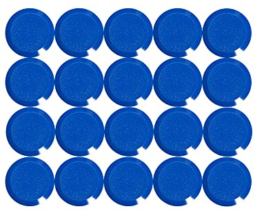 MAUL Magnete blau rund MAULpro Haftstarkes 20er Set für Büro & Zuhause | kompakte Rundform für klare Ordnung, ideal für Notizen & Pläne, lackierte Oberfläche, Ferritkern mit zuverlässigem Halt