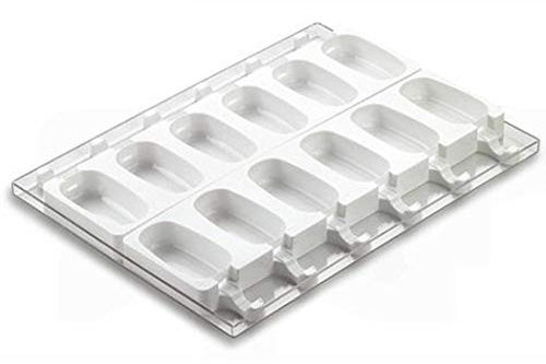 Silikomart - Moldes para helados y pasteles, 12 porciones de 90 ml, para hacer helados