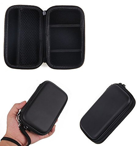 K-S-Trade Camara Case For Nikon Coolpix A100 Hardcase, Carry Case For Compact Camera Compatible With Nikon Coolpix A100, With Space For Memory Cages, Spare Shock Proof Protective Bag Black 1x