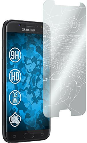 PhoneNatic 2 x Protection écran Verre trempé Clair Compatible avec Samsung Galaxy J5 2017